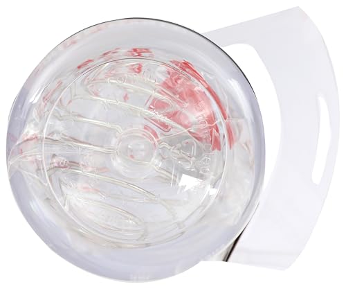 Whiskware Dressing Mixer Tritan Salad Dressing Mixer, White/Red - size: 2.5 Cups