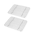 TeamFar Cooling Rack, 8.75”x6.25” Stainless Steel Baking Grid Wire Rack - size: 8.75 x 6.25-Inch