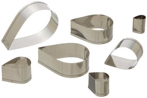 Teardrop Cutter Set - size: Plain Edge, style: #5266 Tear Drop, 7 pcs