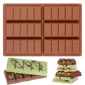 Chocolate Molds - Non-Stick Chocolate Bar Mold, Break Apart Chocolate Mold Food Grade Deep Mold For Tabs Chocolate Milk Snacks - color: Choco: 1 PC, size: Rectangle