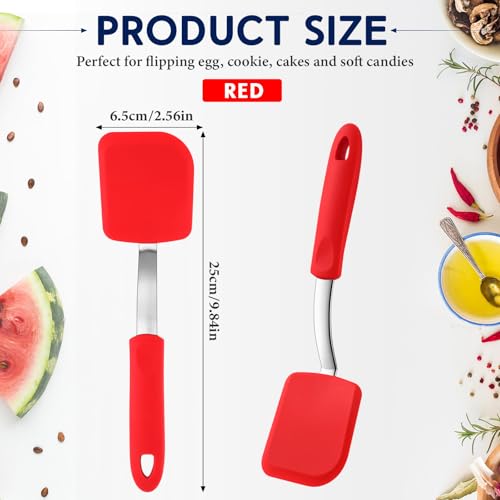 Small Silicone Spatula Mini Silicone Cookie Spatula, Red - color: Red, size: Small