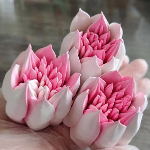 1 Piece Stainless Steel Extra Large Russian Tulip Flower Icing Tips - color: SILVER LBNO54
