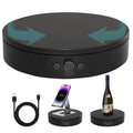 Rotating Display Stand,360° Silent Spinning Display Stand,Speed-adjustable Spinning Platform,Bidirectional Rotating Display Base,Multi-power Motorized Turntable For Photography(5.91inch/B) - size: 5.91inch/Black/11Lbs Load