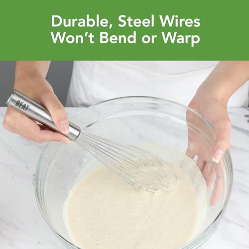 Tovolo French Beat Whisk 11 Inch Heavy Duty for Sauces and Batters - style: 11'' Beat Whisk