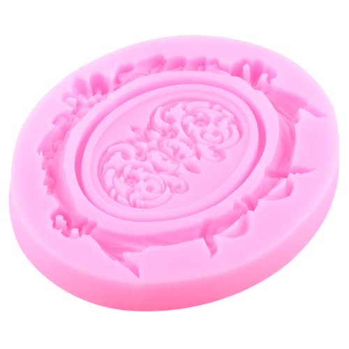 Mujiang Baroque Frame Fondant Molds Picture Frame Silicone Mold Set Of 4 - color: Style I