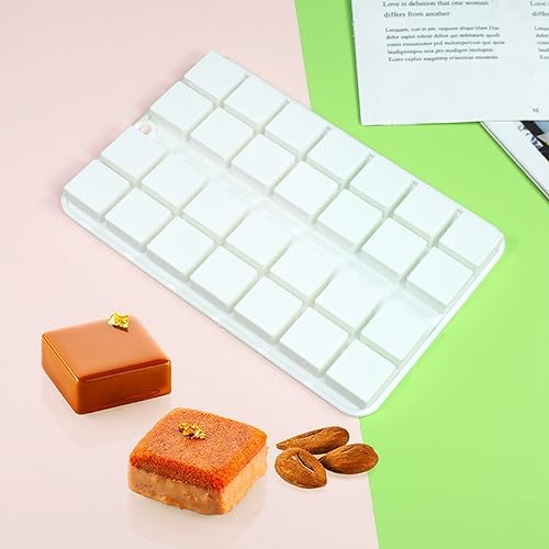 Square Cake Mold Pastry Mold Silicone Mold Baking Cookies Chocolate Baking Tools (E_ Square) - size: E_ Square