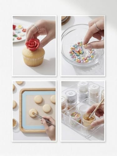 Disposable Cake Decorating Piping Bags, Pastry Icing Bags for Frosting, Cream, Chocolate, Cookies, Cupcakes & Cake Decoration (Pack of 100) (Small (6.5"X10")) - size: Small (6.5"X10")