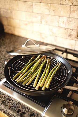 KITCHENATICS Round Cooling Rack Stainless Steel Steamer Rack Set of 3 - size: 7.5", 9" & 10.5" Round- 3 PCS
