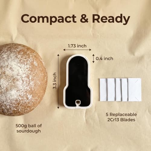 Sourdough Bread Lame - Stronger Magnetic & Slide-Lock,6 Blades