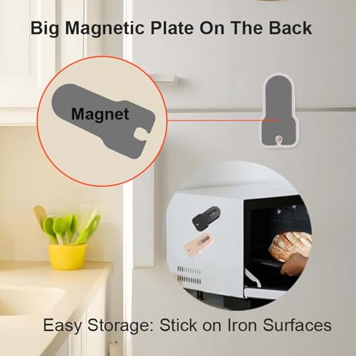 Magnetic Retractable Bread Lame Dough Scoring Tool with Stainless Steel Blade, Automatic Retraction, Instant Adhesion to Fridge, Includes 5 Replaceable Razors for Sourdough, Baguette, Pastry Crafting