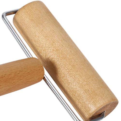 Small Rolling Pin, Pizza Dough Roller, Non Stick Wood Pastry Roller, Kitchen Wooden Rolling Pins for Baking Cooking Cookie Bread Tortilla Dumpling Fondant Clay (Style 1) - size: Style 1