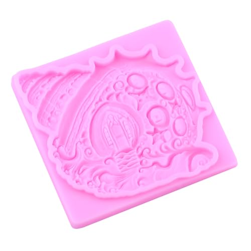 Garden Fairy Gnome Home Silicone Molds Teapot House Fondant Mold - color: Style H