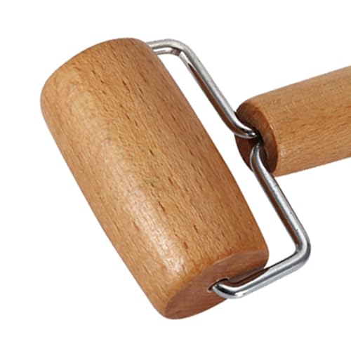 Small Rolling Pin, Pizza Dough Roller, Non Stick Wood Pastry Roller, Kitchen Wooden Rolling Pins for Baking Cooking Cookie Bread Tortilla Dumpling Fondant Clay (Style 1) - size: Style 1
