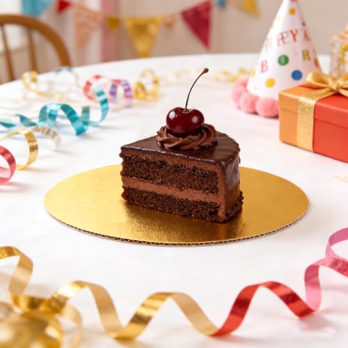 8 Pack 10 Inch Round Cake Boards,Gold Cardboard Cake Rounds - color: Gold, size: 10Inch, style: Classic Round