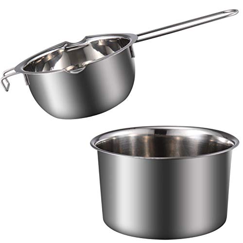 Healifty Stainless Steel Double Boiler Pot Set Melting Pot