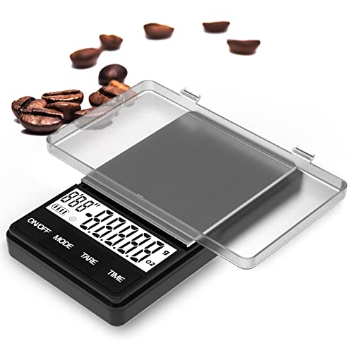 MAXUS Espresso Scale with Timer, 1000g x 0.1g, Coffee Scale for Drip Coffee