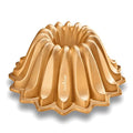 NutriChef Spring Water Fluted Cake Pan, Extra Thick Non-Stick Aluminum Baking Pan, Even Baking and Browning, Oven Safe, PFOA Free, Perfect for Cakes, Bread, and More, 9.4” x 4.2” - style: Spring Water