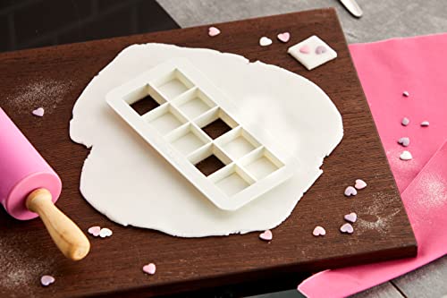 PME Geometric Multicutter for Cake Design Square, Medium Size, 1-Inch - size: Medium, style: Square