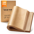 SMARTAKE 120 Pcs Parchment Paper Baking Sheets, Pre-Cut, 8x12 Inches - size: 8" x 12"-120