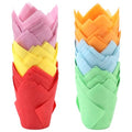 Ruisita 150 Pcs Mini Cupcake Liners Muffin Liners Baking Cups - color: Multicolor 1