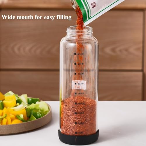 Verdental 16 oz Large Salt or Pepper Shaker, 4 Settings, S/M/Pour/OFF - size: 16 oz (2.56* 8.4 in)