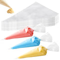 10 Inch Disposable Piping Bags 200PCS, Icing Piping Bags for Frosting, Thickened Non-Slip and Anti-Burst Pastry Bags for all Size Tips Couplers and Baking Cookies Candy Supplies Kits - size: 10 inch