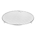 M METERXITY Cooling Rack, 13" Round Stainless Steel Baking Rack with 20mm Legs for BBQ/Cooking/Roasting/Grilling/Steaming/Drying, Wire Cooling Rack for Baking [Silver] - size: 13"