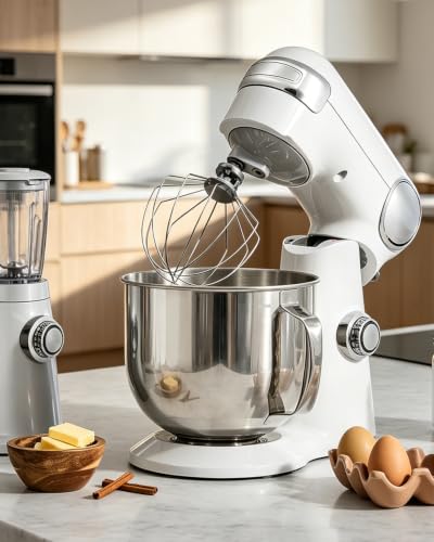 5QT Stainless Steel Mixing Bowl for KitchenAid Tilt‑Head Mixers – Fits K45SS, KSM75, KSM150, KSM152, KSM165, KSM100, KSM95 – Dishwasher‑Safe