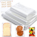 800 PCS Clear Re-sealable Cello/Cellophane Bags 3 Sizes with 4×6, 5×7, 6×9 Inch Good for Bakery, Snacks, Candle, Soap, Cookie, Jewelry, Cards - size: 800 Count (4"x6", 5"x7", 6"x9")