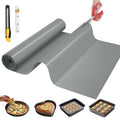 GTJ Silicone Baking Mat Roll, Reusable Baking Sheet Liners, 24 in x 6 ft - color: Gray, size: 72"L x 24"W