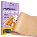 Katbite 9x13 Inch Parchment Paper Sheets 220PCS, Unbleached Non-Stick - size: 9x13 Inch 220pcs
