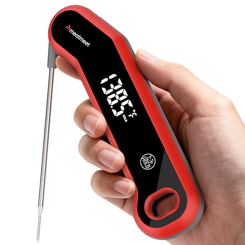 0.5 Sec Instant Read Meat Thermometer Digital, ±0.5℉ Accuracy