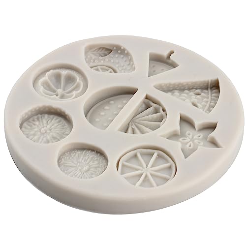 Sijiangmold Vegetable Fruit Silicone Mold Flower Leaf Fondant Mold - color: Style C