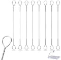 8-Piece Cheese Slicer Wire, Replacement Cheese Slicing Board Wire, Marble Cheese Slicing Board Wire for Cutting Cheese and Butter Chunks, 5.5-Inch Length (8-Piece Pack)
