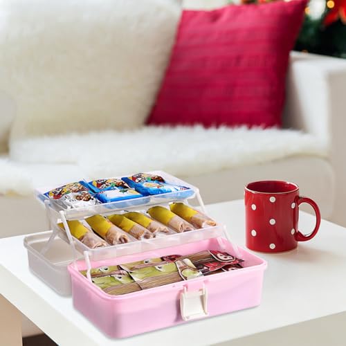 Cake Decorating Tools Storage Case, 3 Layer Craft Organizer Box