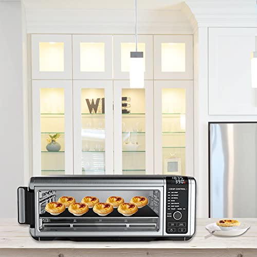 for Ninja Foodi Reusable Air Fryer Liners 12x12inch Non-Stick，Bottom of Toaster Oven Mat,3x Liners + 3x Mesh Sheets, Baking/Microwave/Grill,450°F,Pre-Cut Square for SP101/SP201/SP301/SP351 - size: 12"L x 12"W