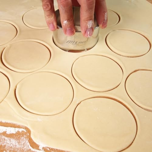 ALLTOP Circle Biscuit Cutter Set, Stainless Steel, 3PC Round