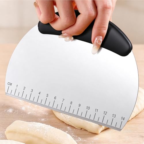 Stainless Steel Biscuit Cutter Set, Pastry Scraper, Dough Blender(7Pcs) - size: 7 Pcs