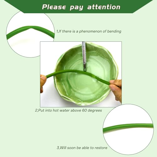 6MM Green floral path pipe, used to thicken artificial flower stems 100PCS - size: Green 6MM100PCS