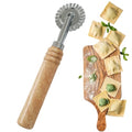 1Pcs Single Wheel Pastry Cutter, Long Handle - size: Long Handle