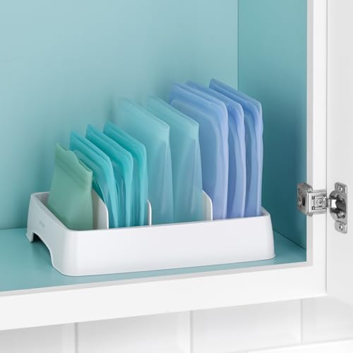 YouCopia StoraLid Adjustable Food Container Lid Organizer for Kitchen Cabinet Storage, Small, 2-Pack - size: Small 2-Pack Classic Edition