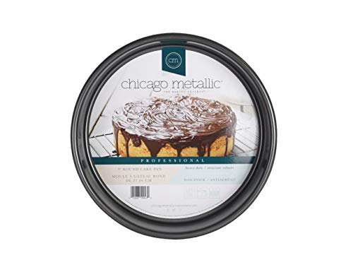Chicago Metallic Round Cake Pan, Single Pan (9-Inch) (Pack of 12) - size: Single Pan (9-Inch) (Pack of 12)