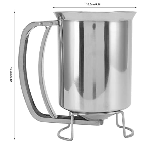 GLOGLOW 1000ml Stainless Steel Pancake Batter Dispenser