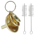 3Pcs Stainless Steel Funnels, Gold