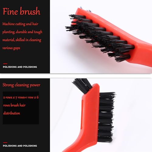 3pcs Nylon Cleaning Brushes Small Wire Brush Set for Cleaning Rust Removal in Holes