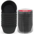 Caperci Standard Black Cupcake Liners for Baking Paper Muffin Liners 200pcs - color: Black