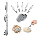 Foldable Bread lame, Stainless Steel Sourdough Scoring Tool