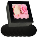 Bakepacker 36pcs 6"x6"x5" Black Cake Boxes with Cake Boards - color: Black, size: 18Sets,6"x6"x5"