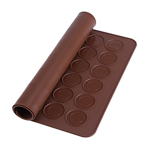 Macaron Silicone Baking Mats Kit, Food Grade Silicone Macaron Silicone Mat, Macaron Baking Kit Tray Set w. non stick reusable Macaroon Baking Supplies