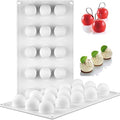 Sphere Shape Silicone Baking Mold for Mousse Cake for Baking French Dessert Pastry Chocolate,Jelly,Soap, Ice Cream Mold 15 Cavity
